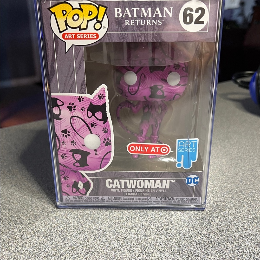 Batman Funko Art Series Catwoman Figure - Pink and Black